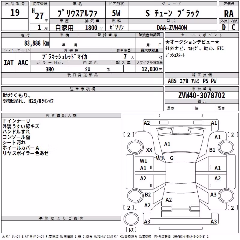 TOYOTA PRIUS ALPHA