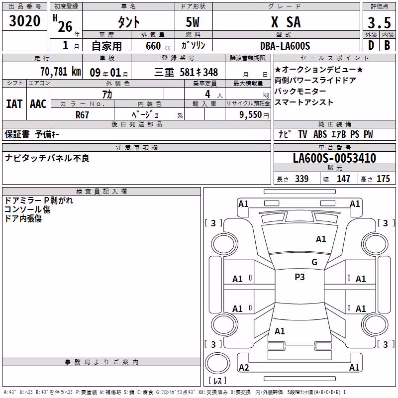 DAIHATSU TANTO