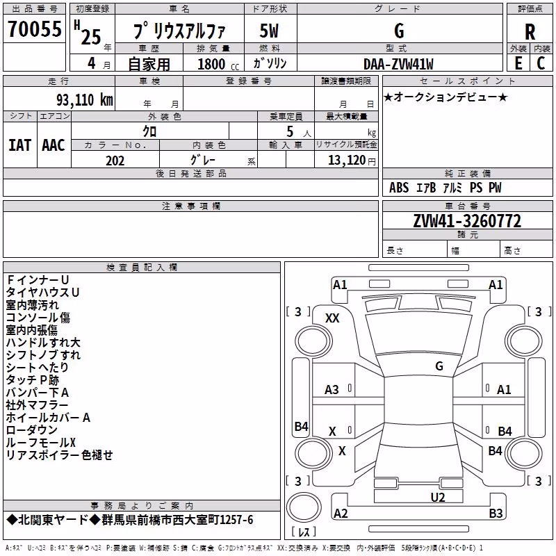 TOYOTA PRIUS ALPHA