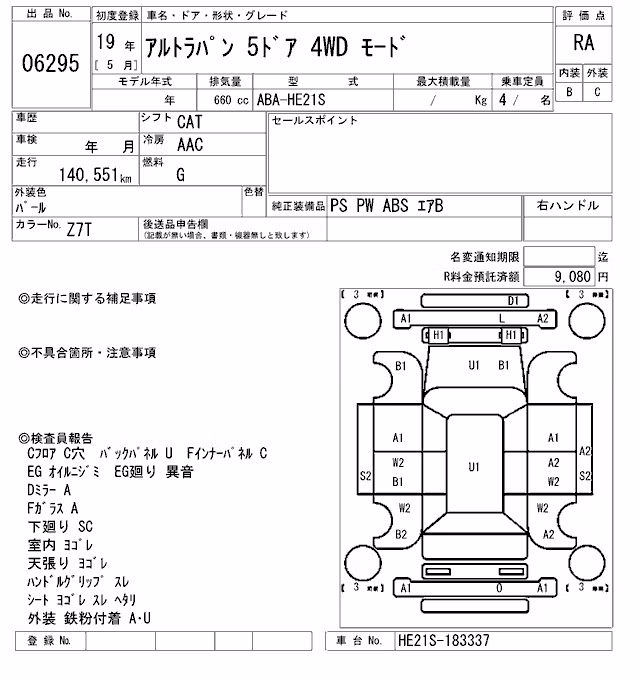 SUZUKI ALTO LAPIN