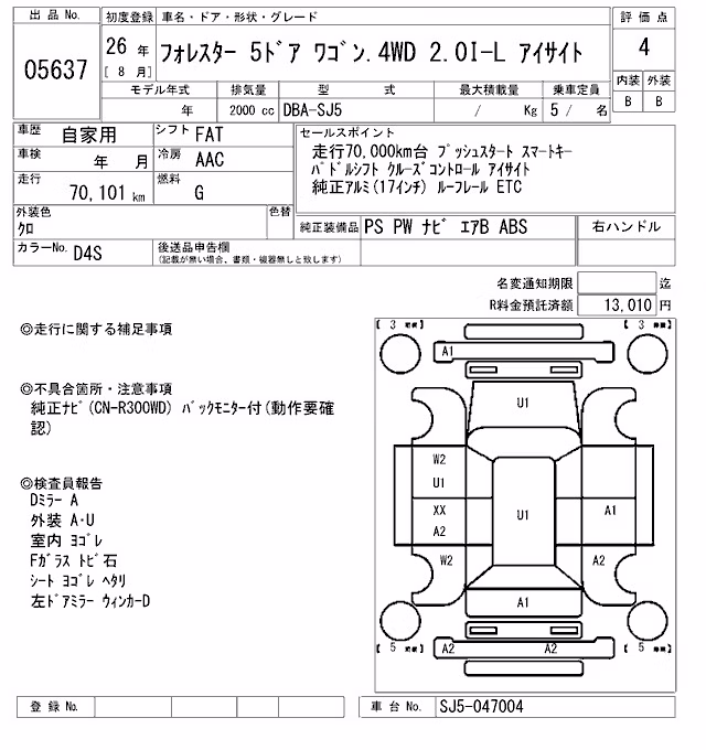 SUBARU FORESTER