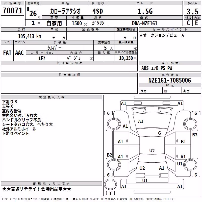 TOYOTA COROLLA AXIO