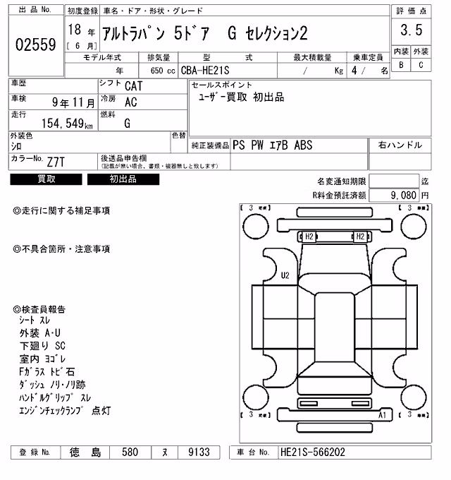 SUZUKI ALTO LAPIN