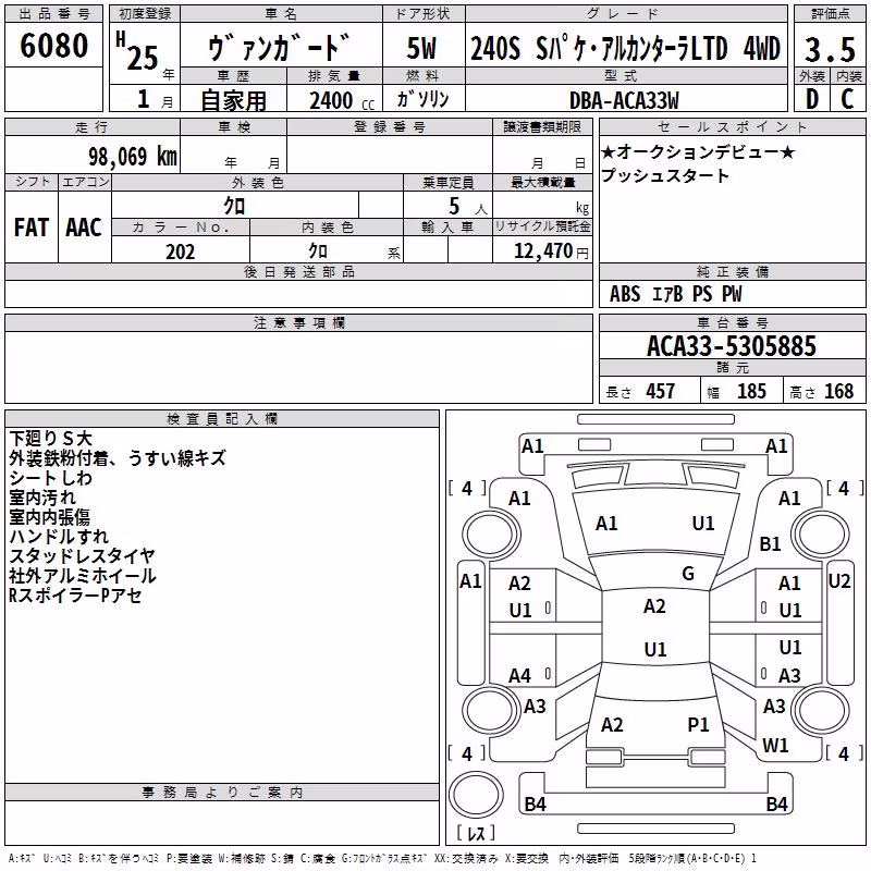 TOYOTA VANGUARD