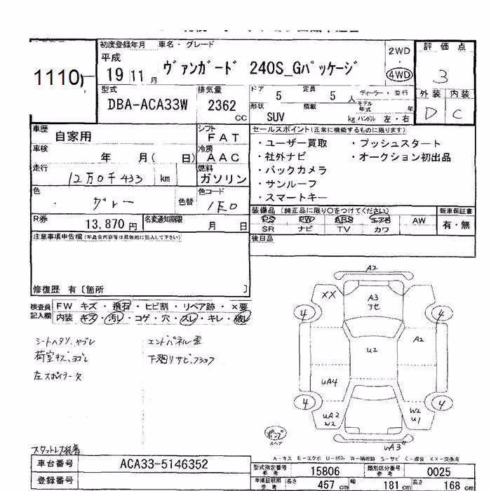 TOYOTA VANGUARD