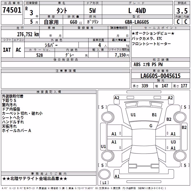 DAIHATSU TANTO