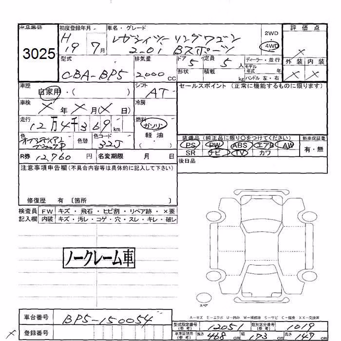 SUBARU LEGACY
