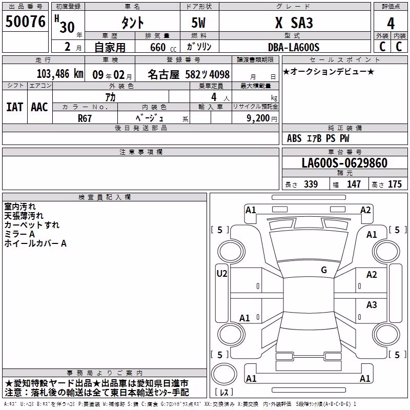 DAIHATSU TANTO