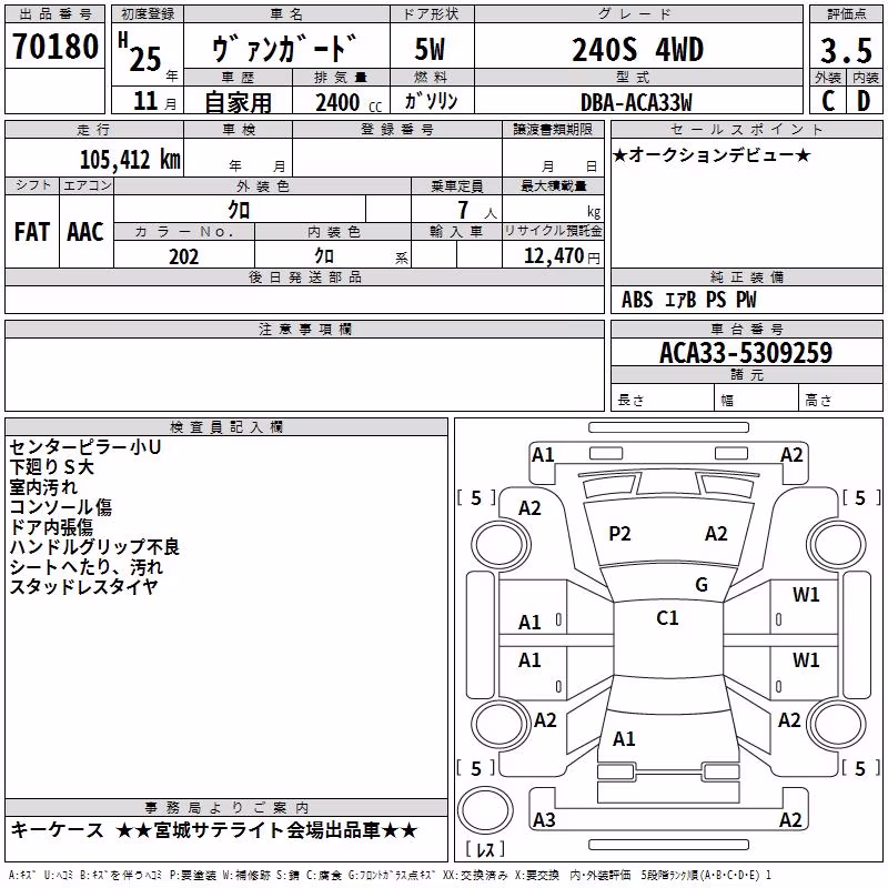 TOYOTA VANGUARD