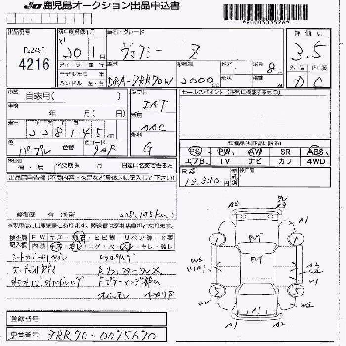 TOYOTA VOXY