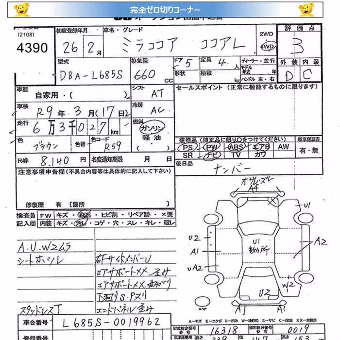 DAIHATSU MIRA COCOA