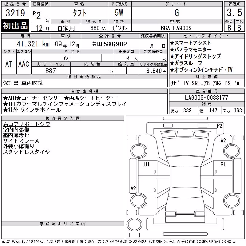 DAIHATSU TAFT