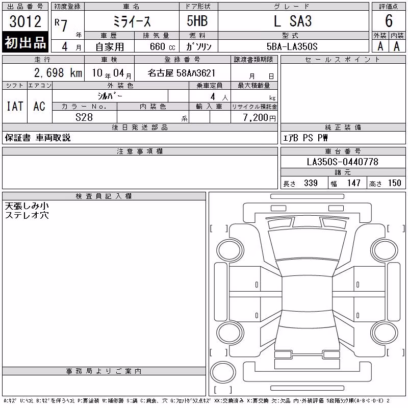 DAIHATSU MIRA E:S