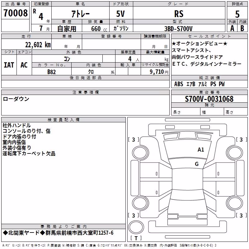 DAIHATSU ATRAI