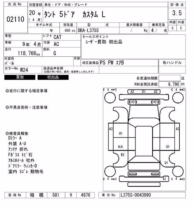 DAIHATSU TANTO