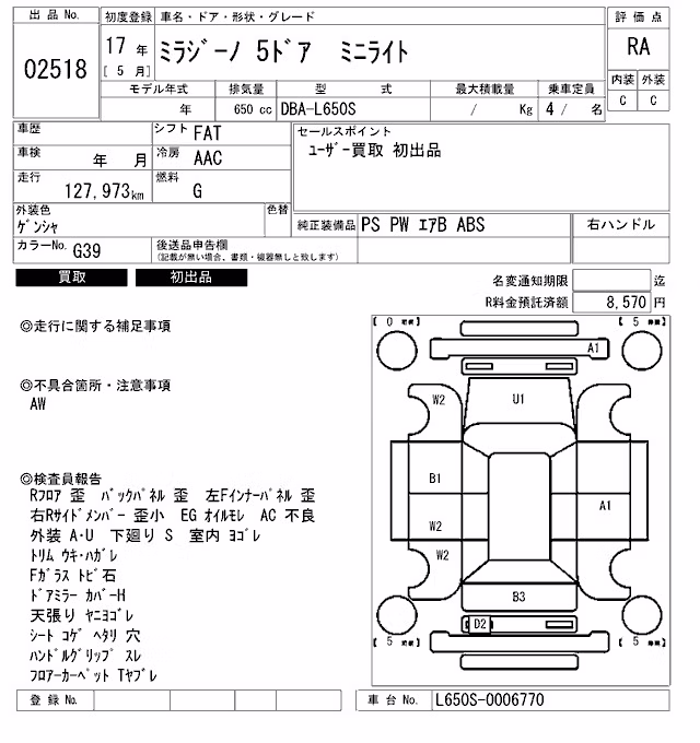 DAIHATSU MIRA GINO