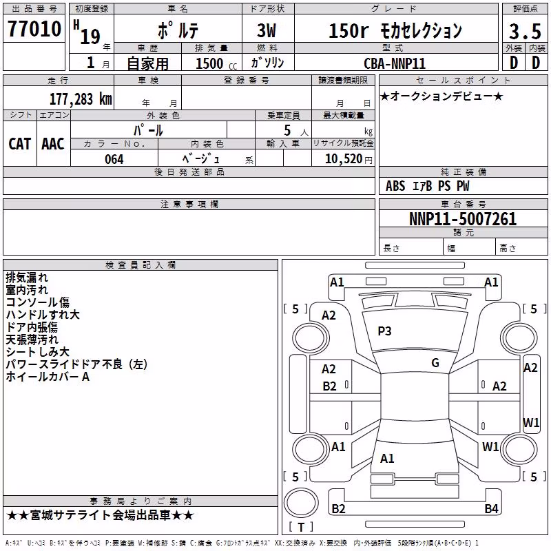 TOYOTA PORTE