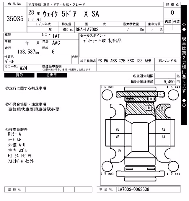 DAIHATSU WAKE
