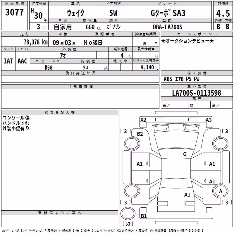 DAIHATSU WAKE