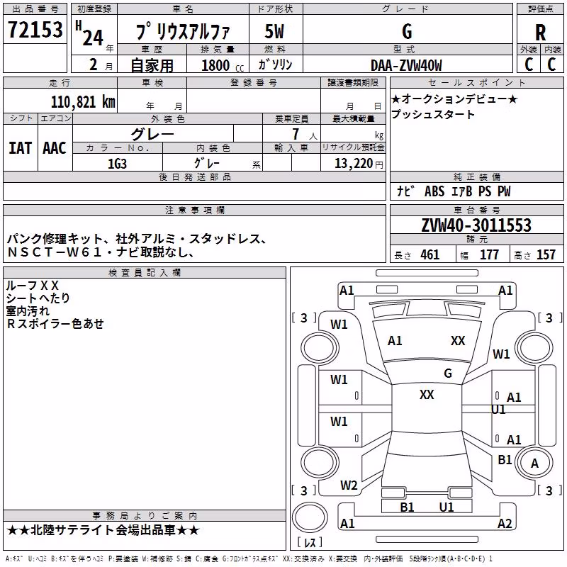 TOYOTA PRIUS ALPHA