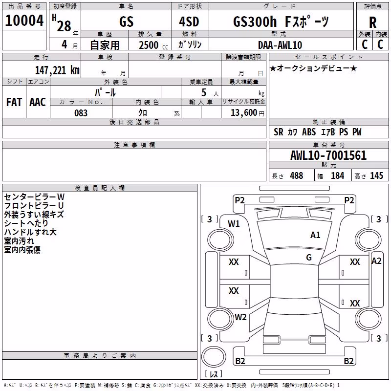 LEXUS GS300H