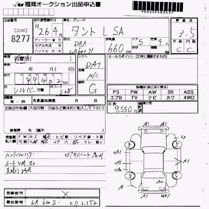 DAIHATSU TANTO