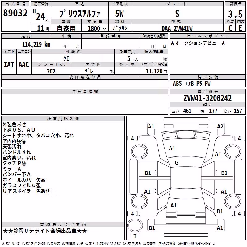 TOYOTA PRIUS ALPHA