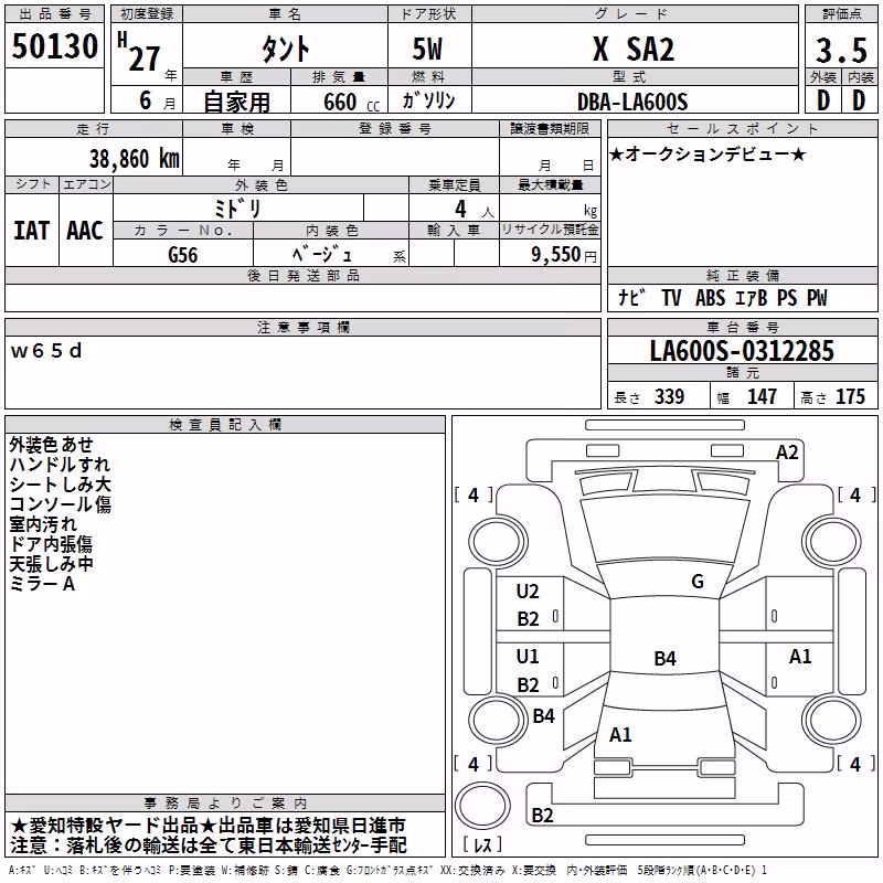 DAIHATSU TANTO