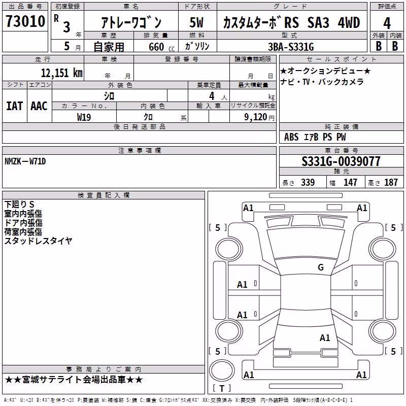 DAIHATSU ATRAI