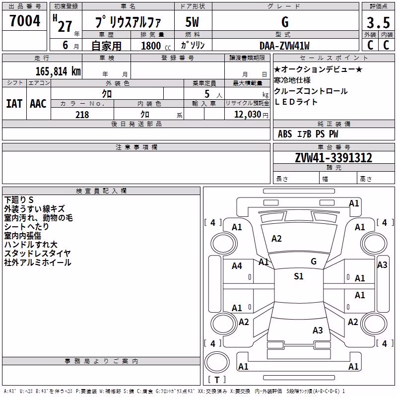 TOYOTA PRIUS ALPHA