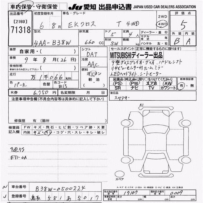 MITSUBISHI EK X