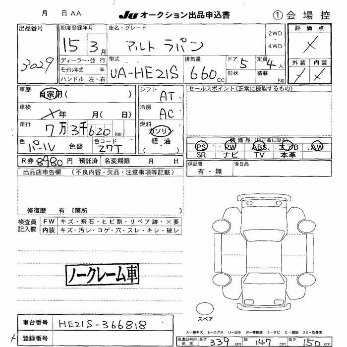 SUZUKI ALTO LAPIN