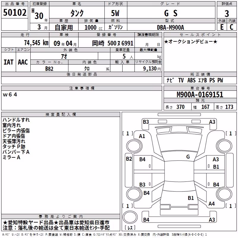 TOYOTA TANK