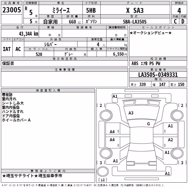 DAIHATSU MIRA E:S