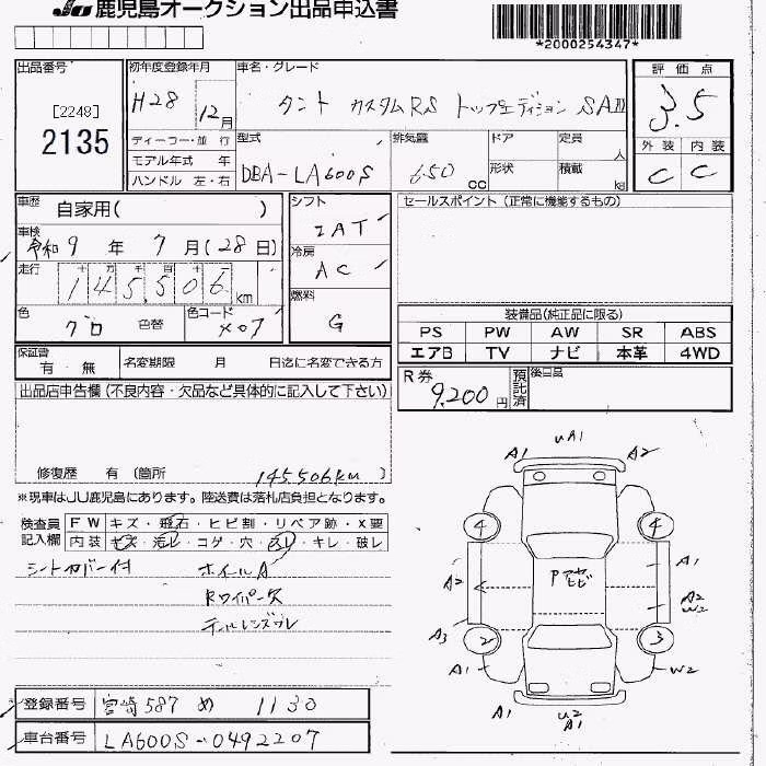 DAIHATSU TANTO