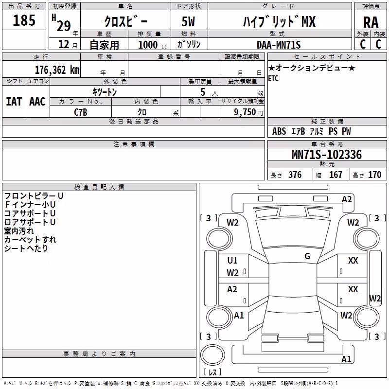SUZUKI XBEE