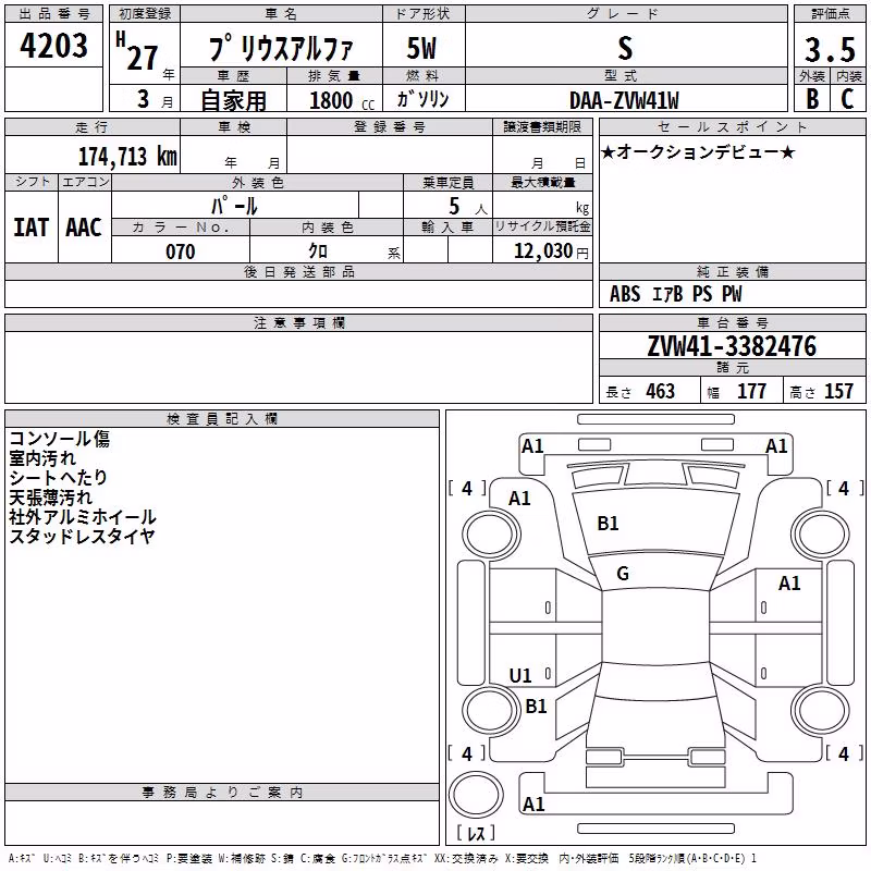 TOYOTA PRIUS ALPHA