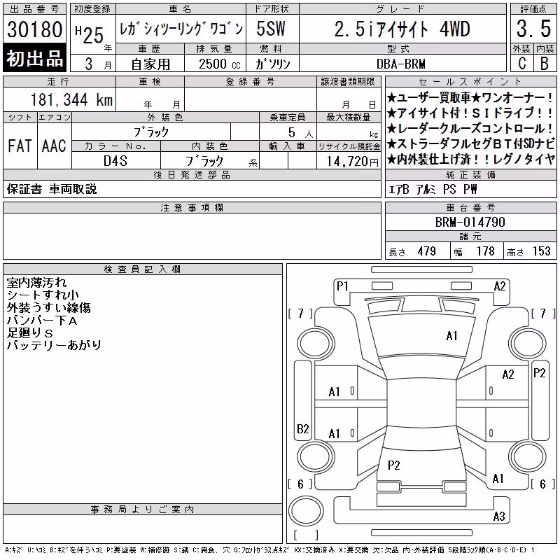 SUBARU LEGACY