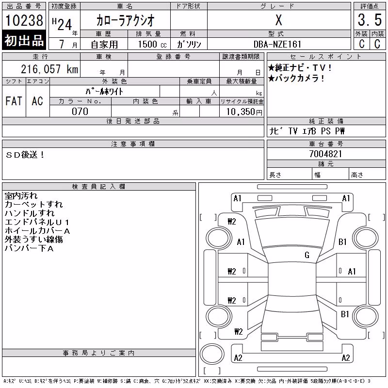 TOYOTA COROLLA AXIO