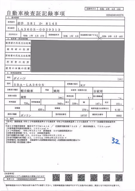 DAIHATSU MIRA E:S
