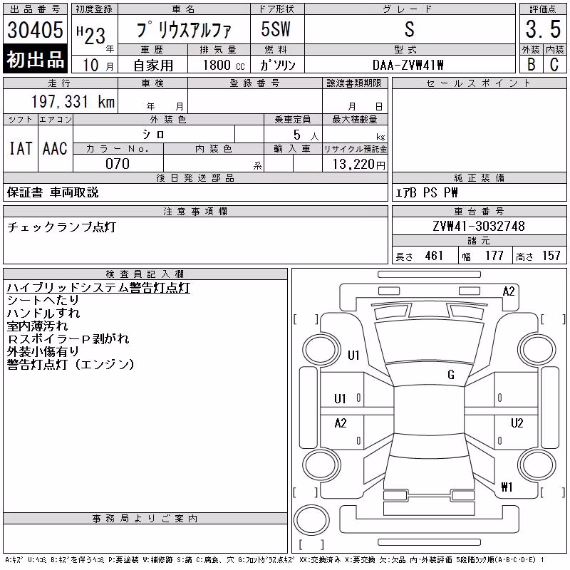 TOYOTA PRIUS ALPHA