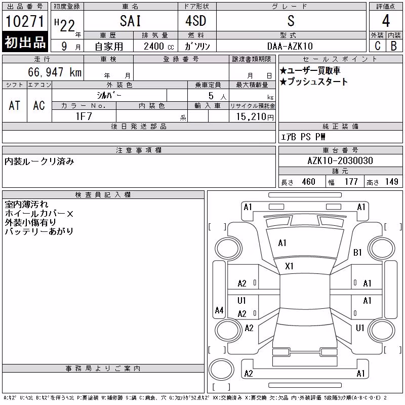 TOYOTA SAI