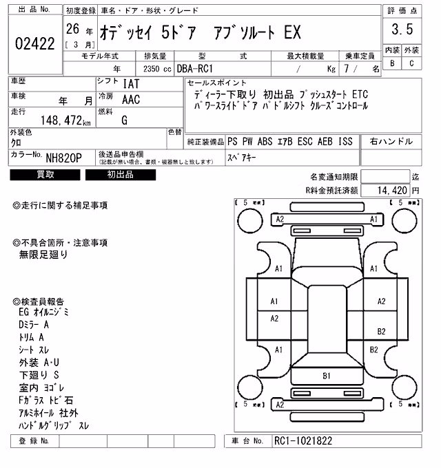 HONDA ODYSSEY