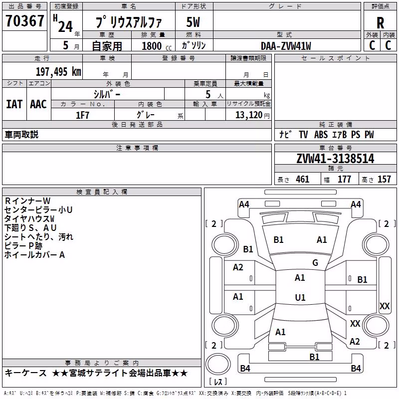 TOYOTA PRIUS ALPHA