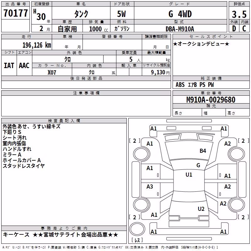 TOYOTA TANK