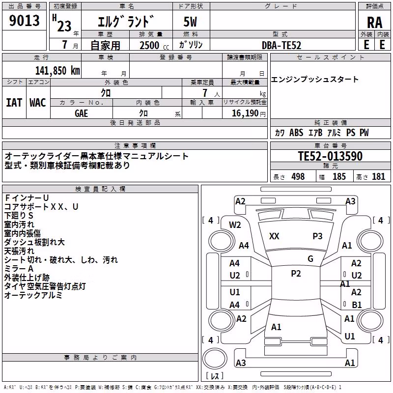 NISSAN ELGRAND