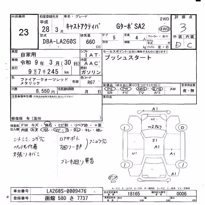 DAIHATSU CAST