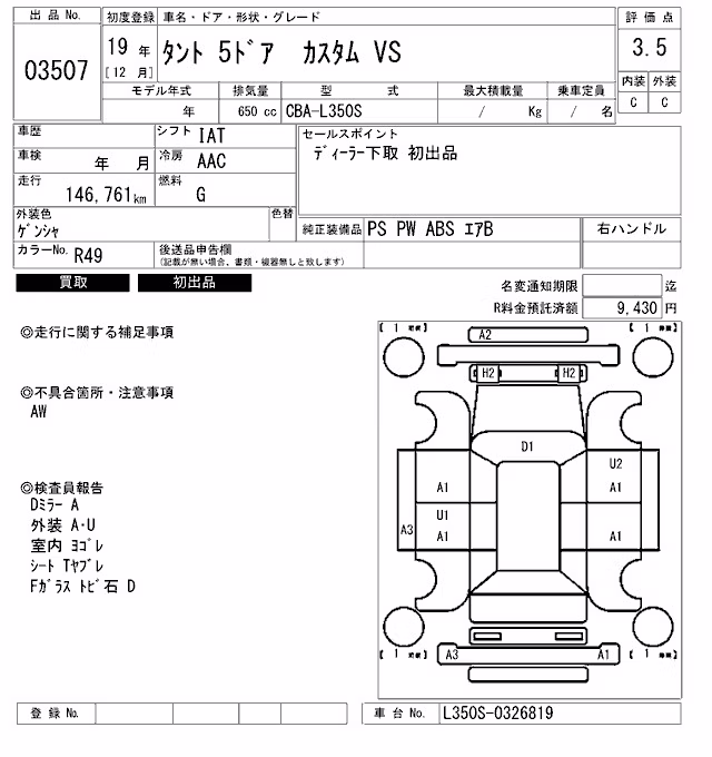 DAIHATSU TANTO