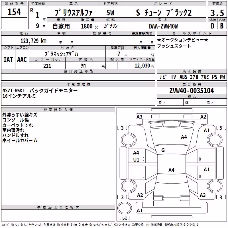 TOYOTA PRIUS ALPHA