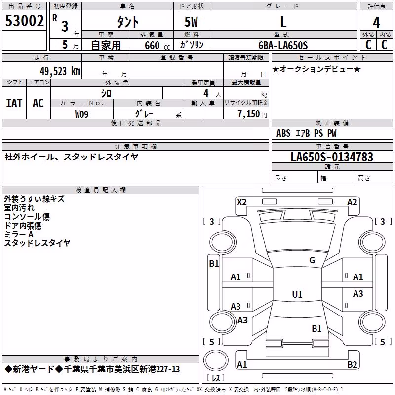 DAIHATSU TANTO